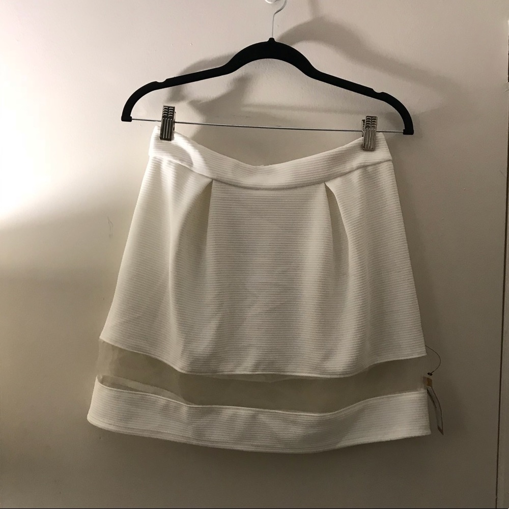 White skirt
